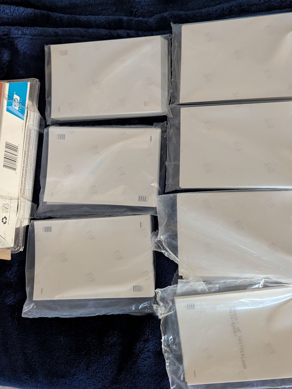 HP 4x6 White Photo Paper Sheets - Glossy Finish Multipack Bundle